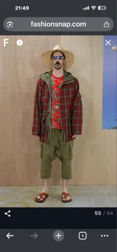 サルエルカーゴショーツJWMのサムネイル