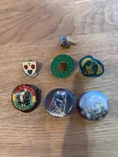 缶バッチ、ピンス７種類