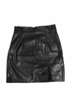 SHEIN ブラック レザースカート XS