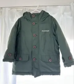 montbell 緑　ダウン　コート　モンベル　100