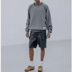 未使用品 uniform experiment 25ss レザーショーツ BLKのサムネイル