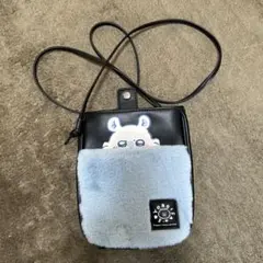 ちいかわ GUコラボ モモンガ ファー付き　ショルダーバッグ