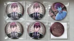 アイドリッシュセブン 狗丸トウマ カプセルvol.3 ブラホワ 缶バッジ