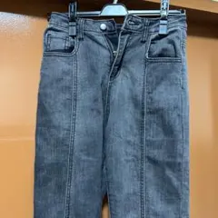 【美品‼️】ANAPレディース センターシーム デニムパンツ グレーのサムネイル