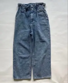 デニムウエストギャザーパンツ