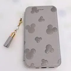 iPhone 14 携帯ケース 手帳タイプ 背面クリア かわいい キラキラ