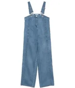 AMERI VINTAGE DENIM WIDE ROMPERS 新品未使用 Ameri VINTAGE - BIG PANTS ROMPERSの通販 by yasama0313｜アメリ