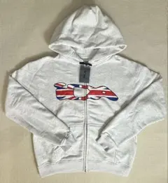 ida sply パーカー ホワイトカラフルロゴ入り　S M L XLサイズ