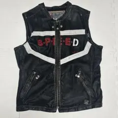 DIESEL S.P.E.E.D. レザーベスト　ジャケット
