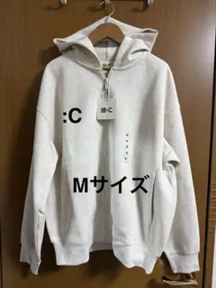 スウェットオーバーサイズフルジップパーカ　:C ユニクロ　UNIQLO C
