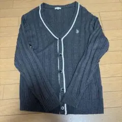 カーディガン　グレー　　160 U.S POLO ASSN