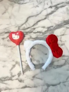 サンリオピューロランド ♡ キティちゃん カチューシャ ステッキ 2点セット