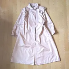 Vintage ツバメコート ロングコート 比翼仕立て ピンク スプリングコート