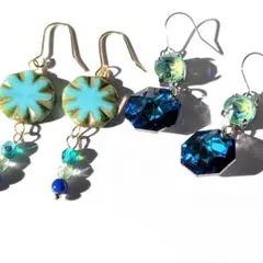 Sale!!スワロフスキービーズ☆ピアスセット