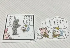 ちいかわ　モモンガ　古本屋　ステッカー