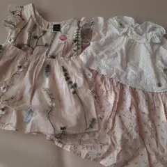 799→599円 女の子 ワンピース セット サイズ80