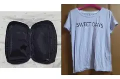 まとめ売り ハニーズ CLACIER 半袖 無印良品 再生ナイロンブック型ポーチのサムネイル