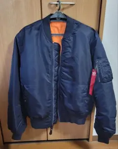 ALPHA INDUSTRIES MA-1 フライトジャケット L ネイビー