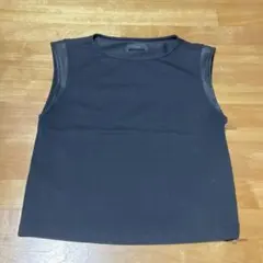 DIESEL ブラック ノースリーブ Tシャツ