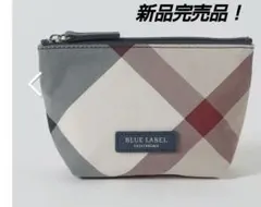 今期完売品！新品BLUE LABEL CRESTBRIDGE チェック柄ポーチのサムネイル
