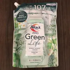 アタックゼロ 液体洗剤Attack zero グリーンライフ1070g詰替 - メルカリ