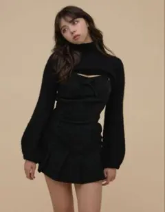 Twiggy tweed mini dress