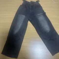 ワイドデニムパンツ デニム