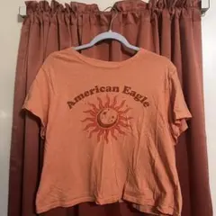 American Eagle 半袖Tシャツ オレンジ サンモチーフのサムネイル