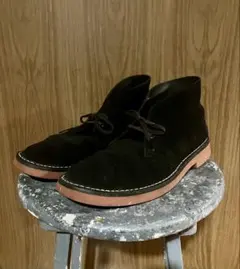 クラークス　デザートブーツ　カスタム　モッズ　clarks ブラック　古着