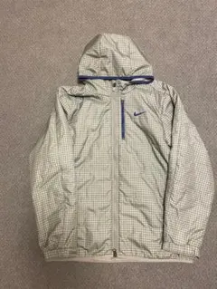Nike チェック柄 ダウン M 希少
