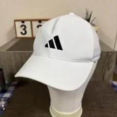 ☆アディダス　スポーツ　キャップ　ドライ　ストレッチ　ホワイト