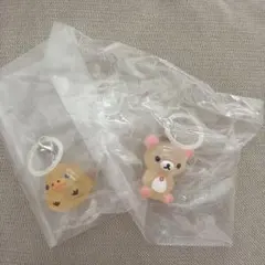 リラックマ クリアマスコットチャーム めじるしアクセサリー コリラックマ