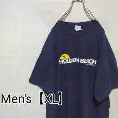 N59【US輸入】DELTA　半袖Tシャツ【メンズXL】ネイビー