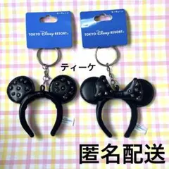 ディズニー　カチューシャ　キーチェーン　スタッズ　ミッキー　ミニー　セット