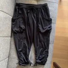 DANSKIN サルエルパンツ Lサイズ ブラック