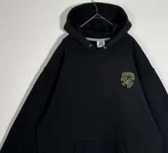 RUSSELL ATHLETIC ワンポイント刺繍ワッペン　裏起毛　パーカーのサムネイル