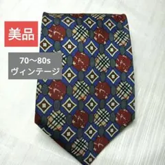 美品⭐Burberrysメンズネクタイ/70～80年代/即日発送/お値下げ可