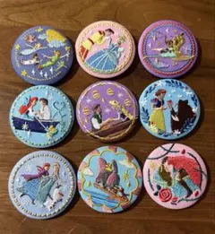 ディズニー　刺繍缶バッジ　第1弾