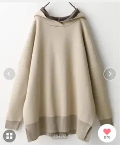 n'OrLABEL 『ダブルフェイスニットフーディー』のサムネイル