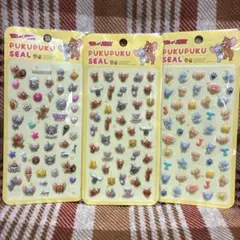 トムとジェリー ぷくぷくシール 3セット
