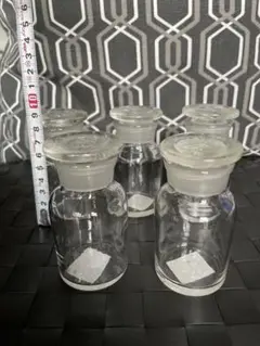 ガラス瓶 5個セット 薬瓶 広口