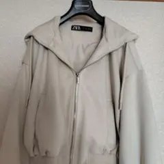 ZARA フェイクスエード ブルゾン