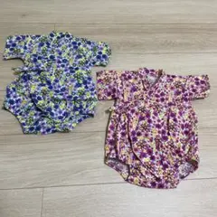 ブランシェス　ロンパース　甚平　双子