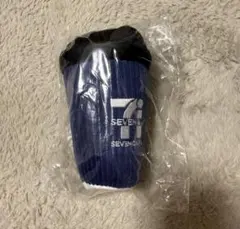 セブンイレブンハッピーくじ B賞 セブンカフェぬいぐるみチャームネイビー