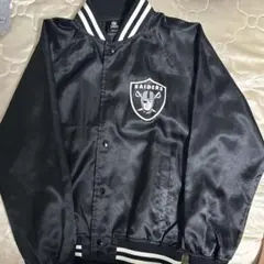 90s RAIDERS Starter ウォームアップジャケット 黒 - メルカリ