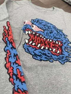 masses プリント　ロンT