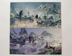 魔道祖師 公式茶屋 五周年記念展 回遊施策 ポストカード 連動特典のサムネイル