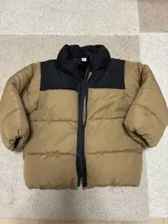 ダウンジャケット サイズ80 ブラウン×ブラック