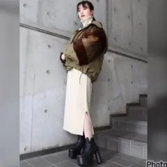 3way MURUA MIXマテリアルマウンテンパーカー 裏ボア ファー コート