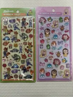 【正規品】新品未使用　ボンボンドロップシール　ディズニープリンセス　ズ